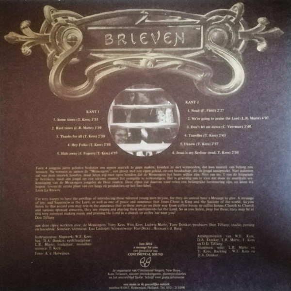 the messengers a messages for you front